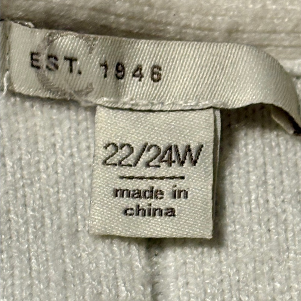 White Knit Garment